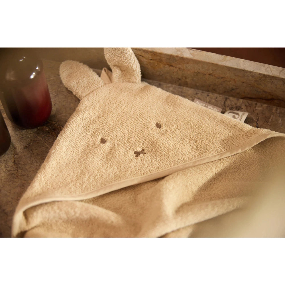 Jollein Badcape Badstof 75x75cm Miffy Warm Sand