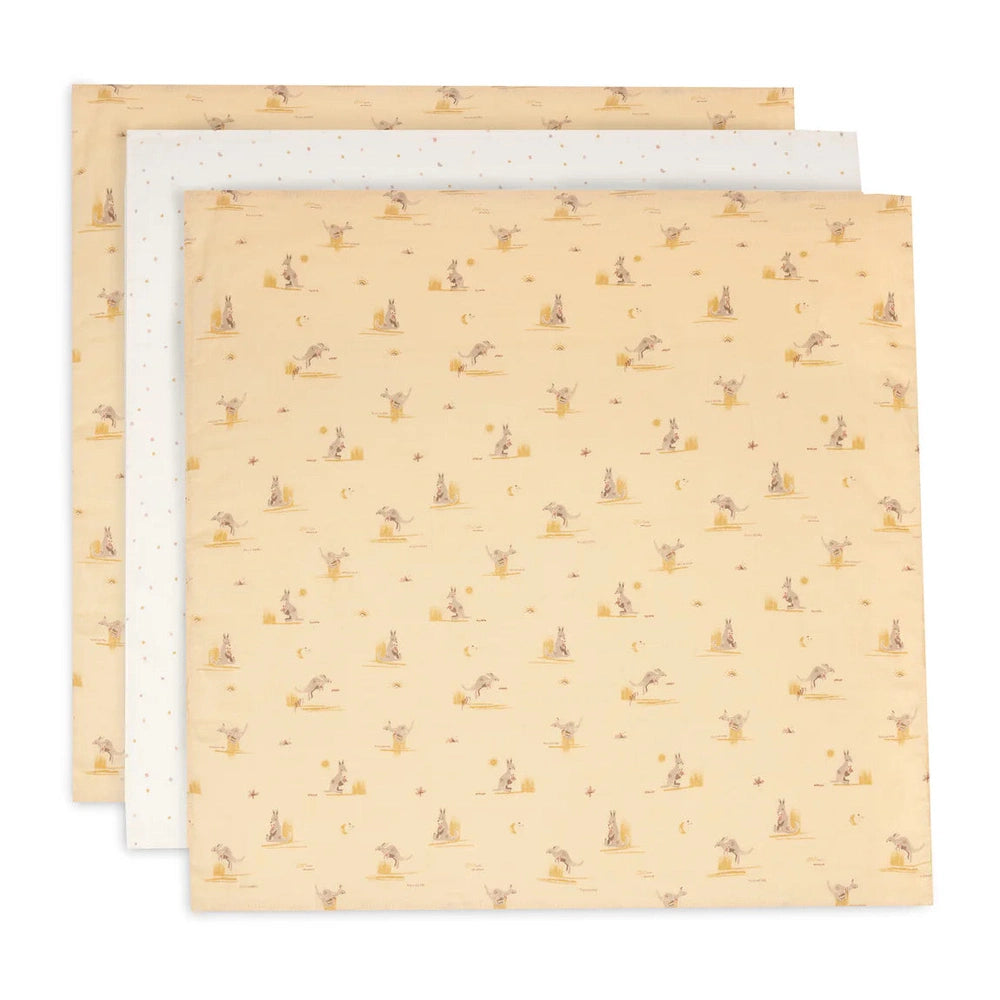 Jollein Hydrofiele Doek Small 70x70cm Kangaroots
