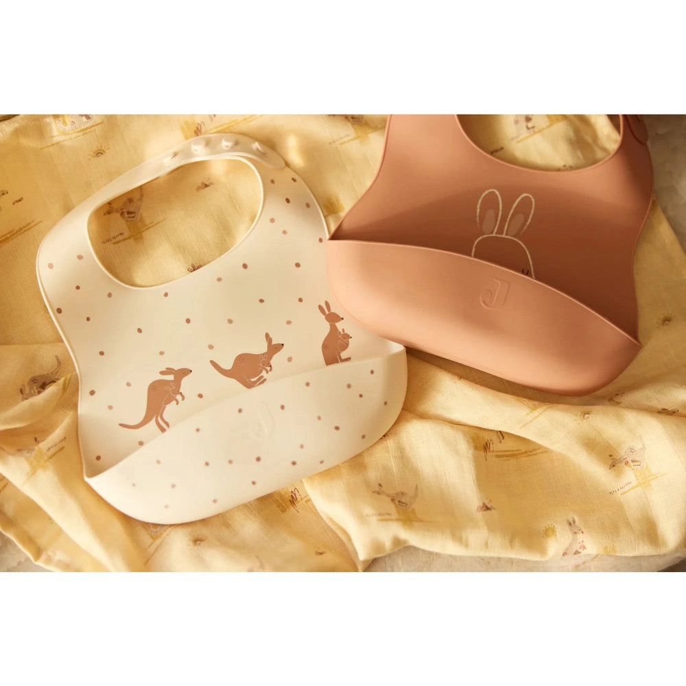 Jollein Slab Siliconen Kangaroots 2-pack