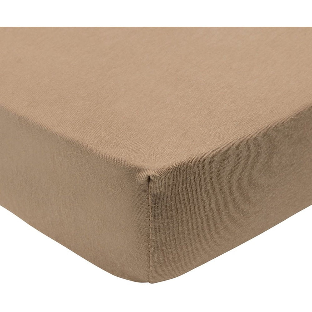 Jollein Hoeslaken Sea Green / Biscuit 2pack 70/75x140/150cm