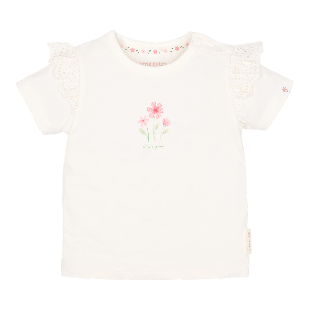 Little Dutch T-shirt à manches courtes - blanc cassé