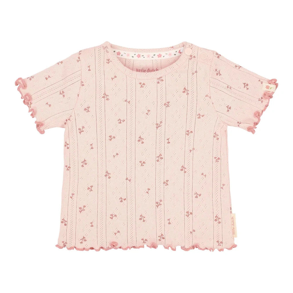 Little Dutch T-shirt korte Mouw Roze Fairy Flowers
