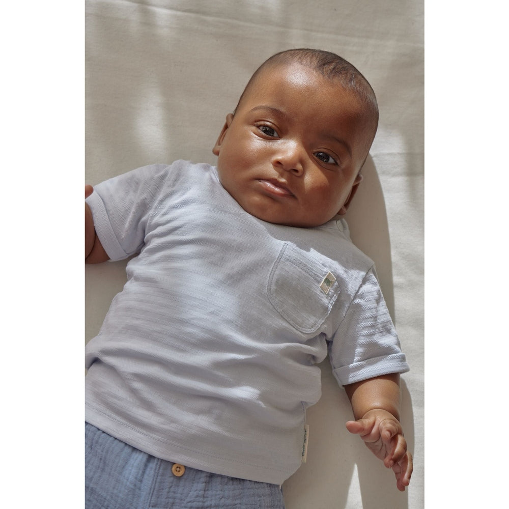 Little Dutch T-shirt korte mouw blauw Baby Blue