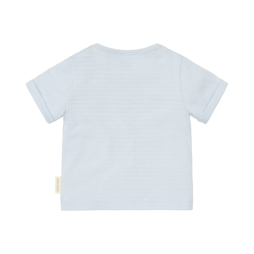 Little Dutch T-shirt korte mouw blauw Baby Blue
