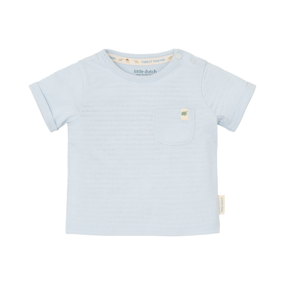Little Dutch T-shirt korte mouw blauw Baby Blue
