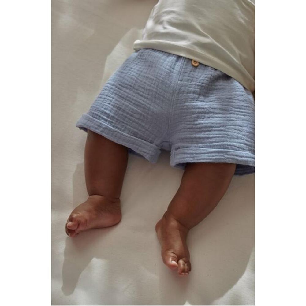 Little Dutch - Korte Broek Blauw Stone Blue