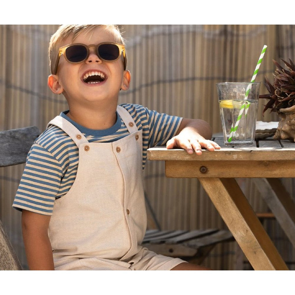 Little Dutch T-shirt korte mouw Indigo Sand Stripe