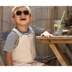 Little Dutch T-shirt korte mouw Indigo Sand Stripe