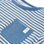 Little Dutch T-shirt korte mouw Indigo Sand Stripe