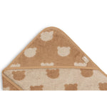 Jollein Badcape Badstof 75x75cm Jacquard Teddy Bear