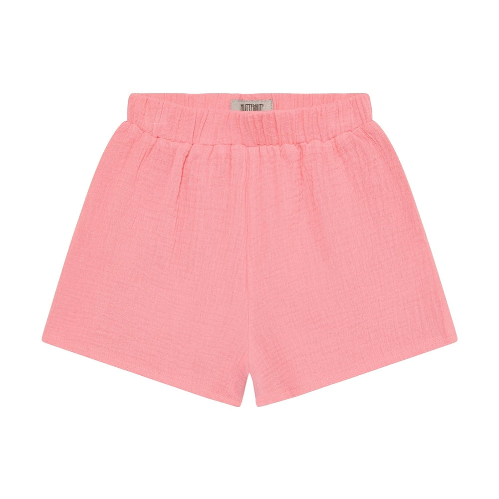 Huttelihut Muslin Shorts – Luchtige Zomerse Katoenen Short – Pink