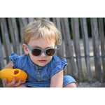 BEABA Square Helder Kinderzonnebril 2-4j - gerookt groen