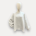 Grijze Sweater met tekst voor volwassene | onesize