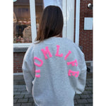 Grijze Sweater met tekst voor volwassene | onesize