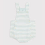Petit Bateau | Gestreept babyspeelpakje van katoenen badstof