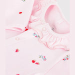 Petit Bateau | Katoenen babypyjama met bloemenprint