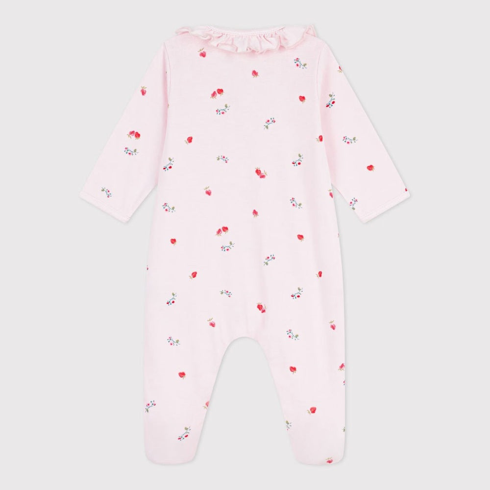 Petit Bateau | Katoenen babypyjama met bloemenprint