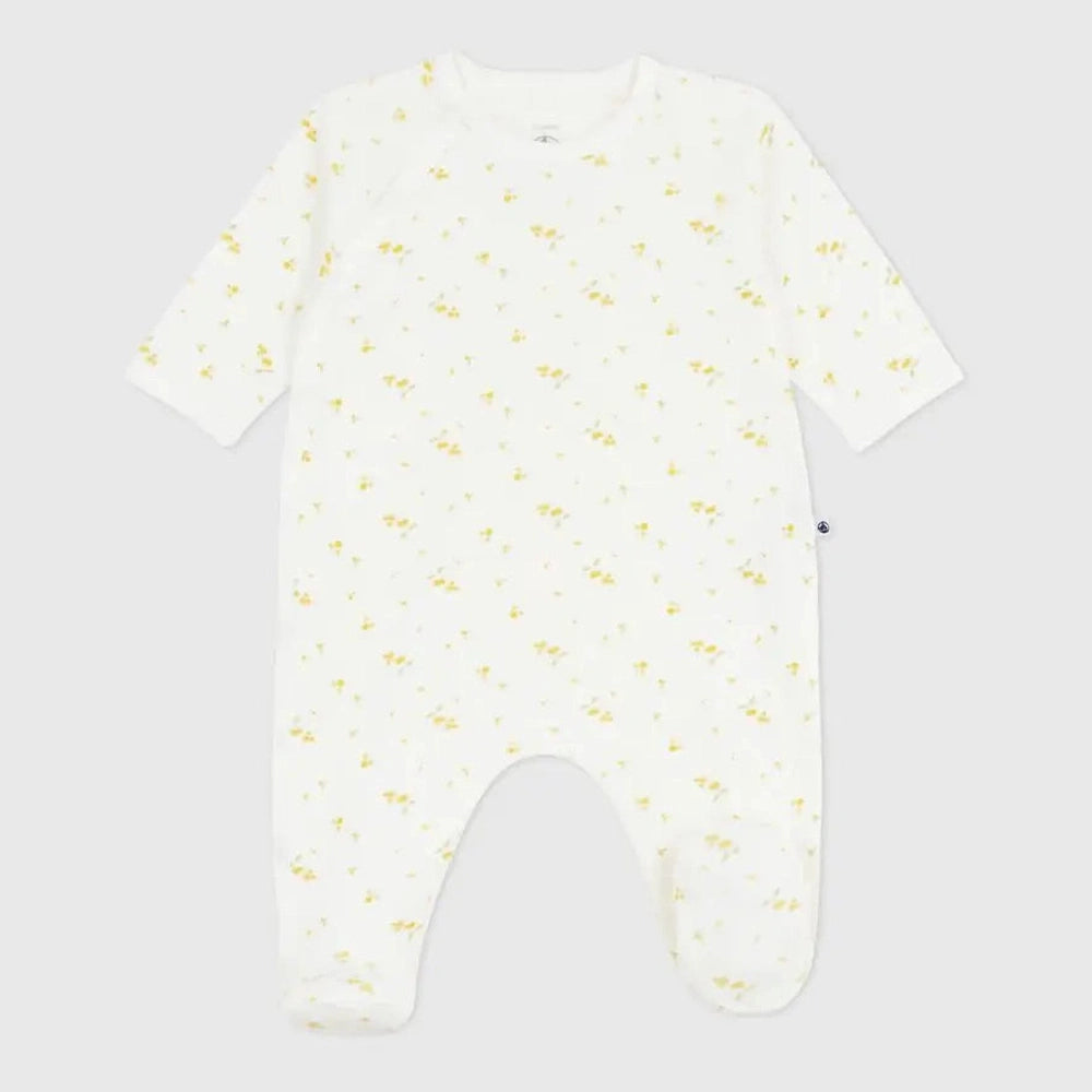 Petit Bateau | Katoenen babypyjama met bloemenprint