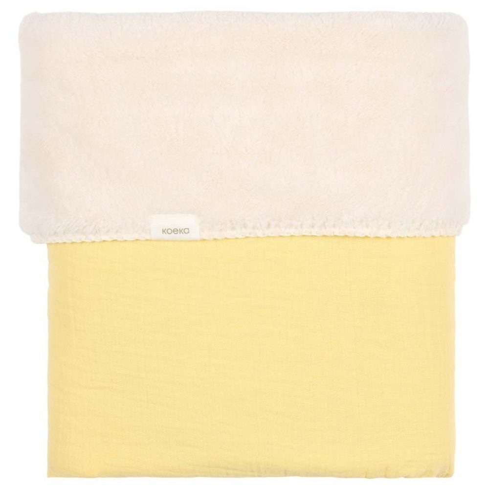 Koeka - Wiegdeken Teddy Faro - honey