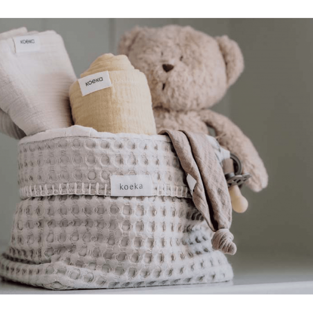 Koeka Hydrofiel Swaddle 2-pack Meadow 75x75 cm - off white