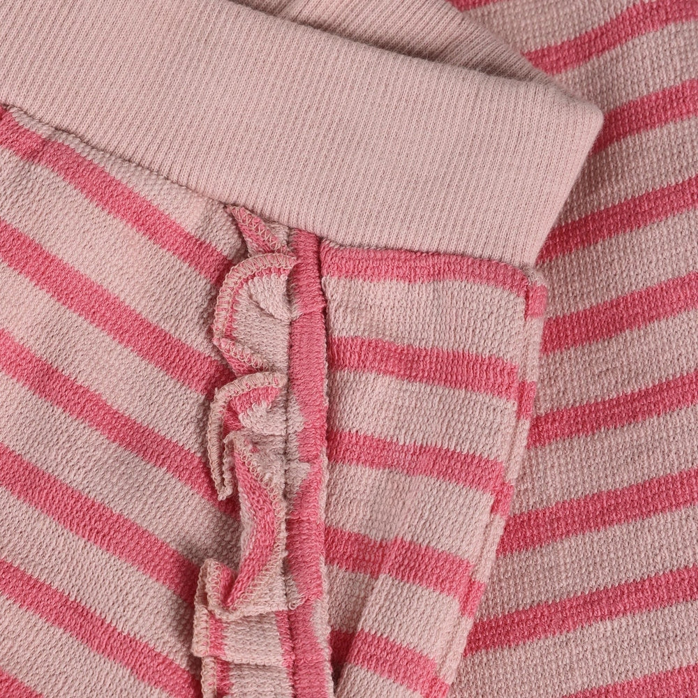 Minymo Shorts Gestreept Rosy Tough