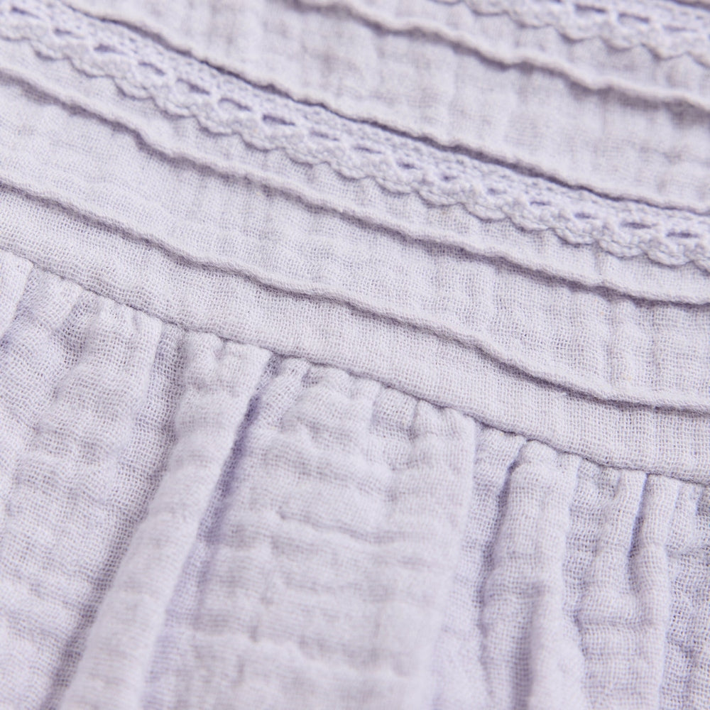 En Fant Jurk met franjes - Lila