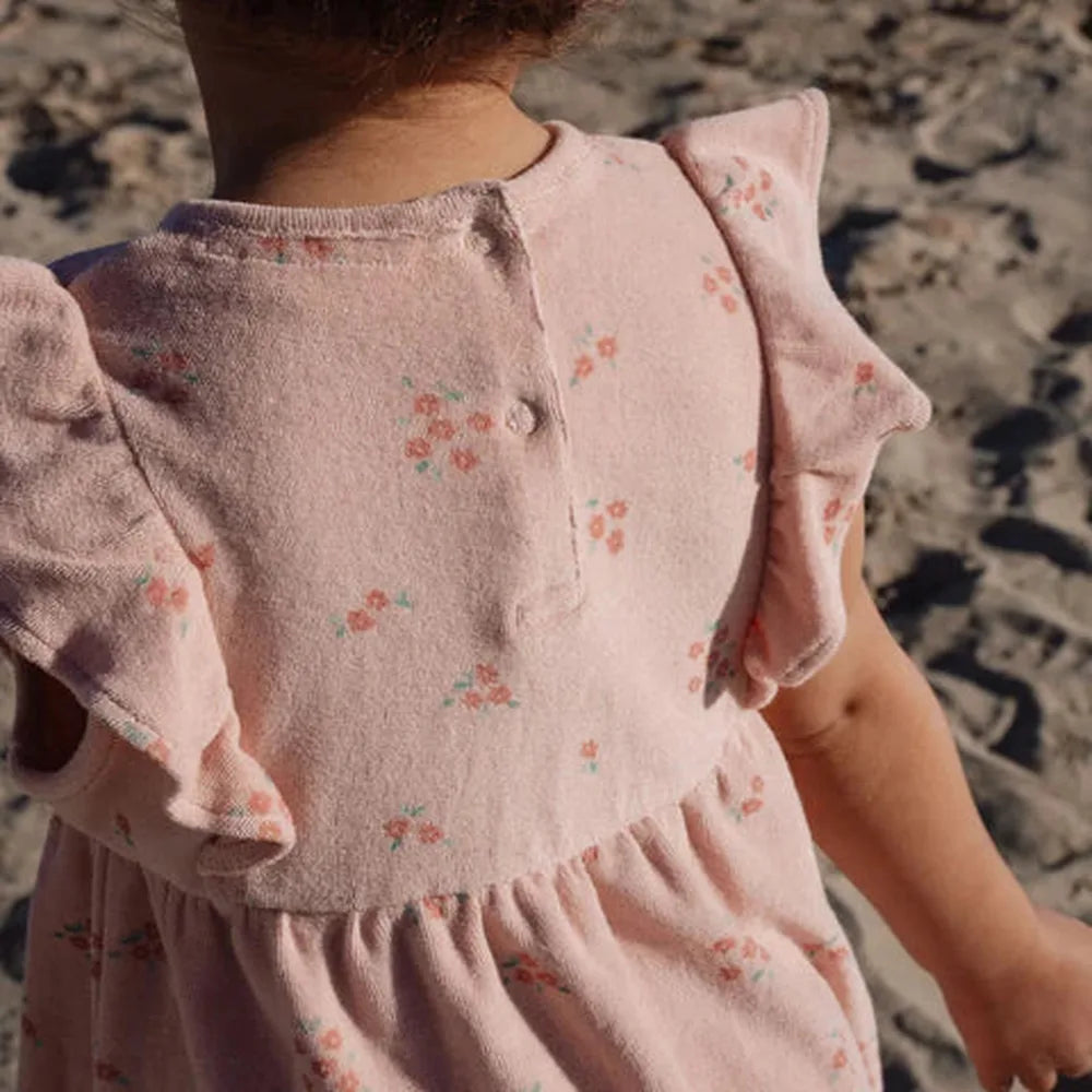 Little Dutch Jurk - Roze Bloemenprint