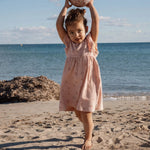 Little Dutch Jurk - Roze Bloemenprint