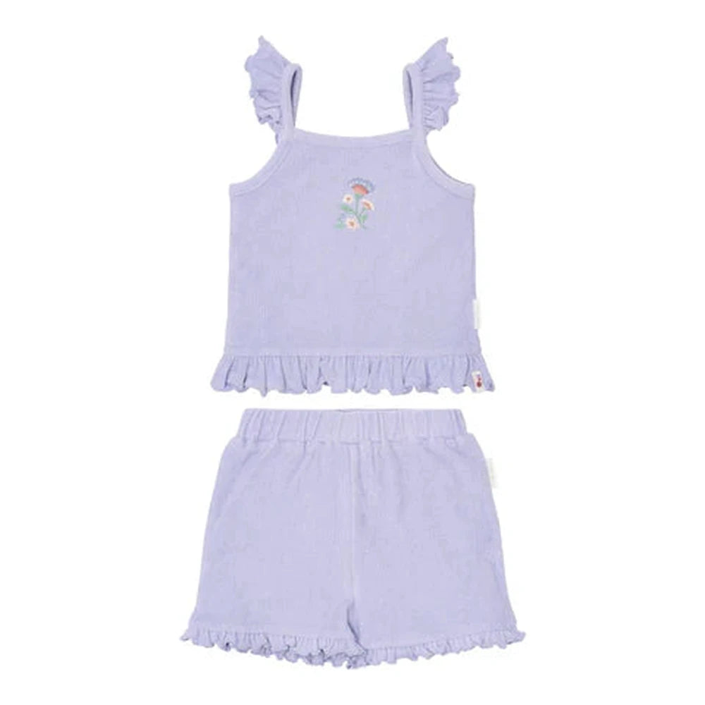 Little Dutch Top en Short Set - Paars