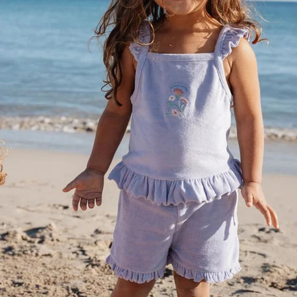 Little Dutch Top en Short Set - Paars