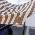 Cloby UV Doek in Peanut/Sandy Stripe – UPF 50+