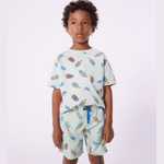 Petit Bateau Katoenen T-shirt met korte mouwen en ijsjesprint