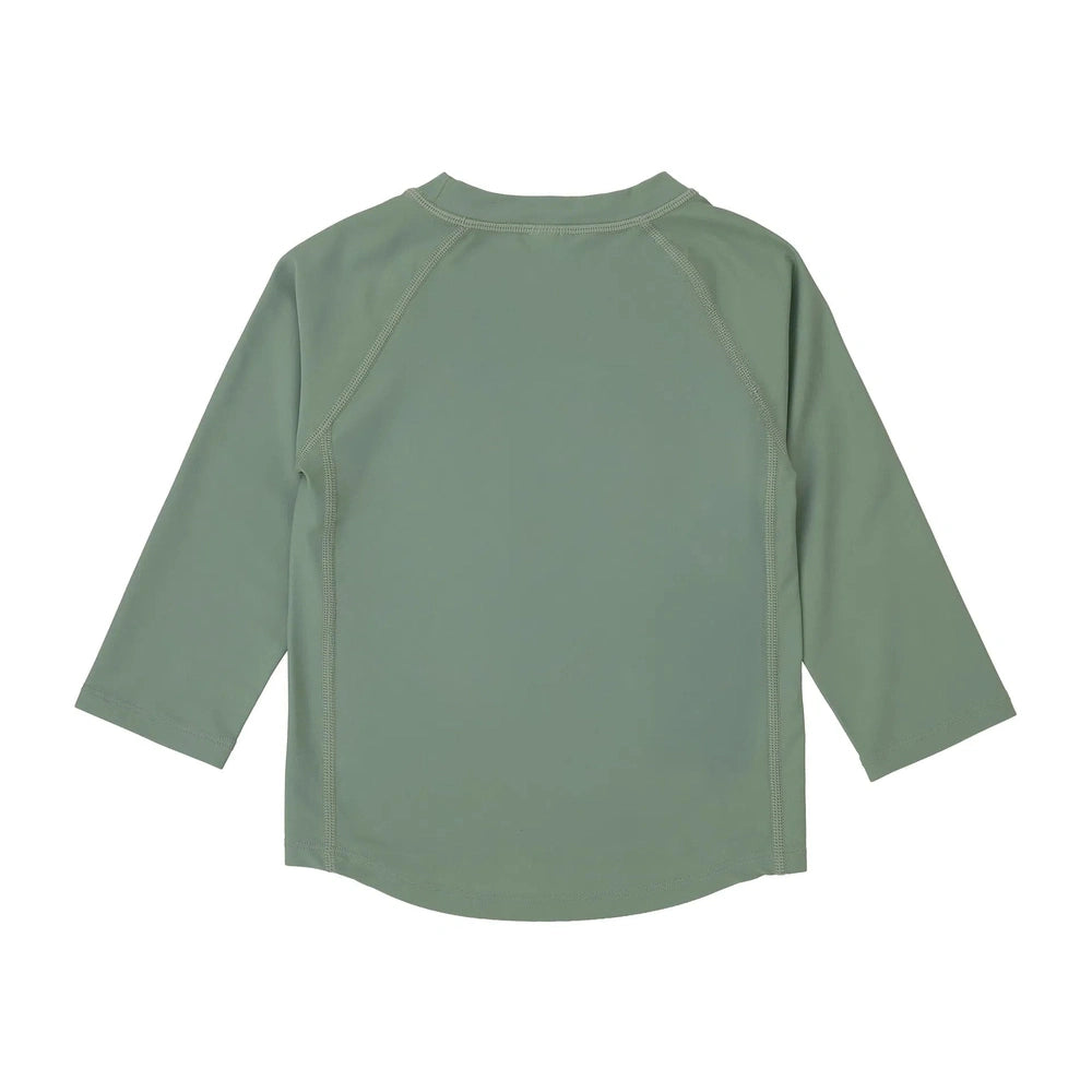 Lässig UV-shirt voor Kinderen met Lange Mouwen - Groen met hond