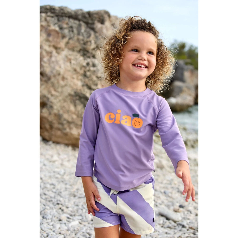 Lässig UV-shirt met Lange Mouwen voor Kinderen - Paars