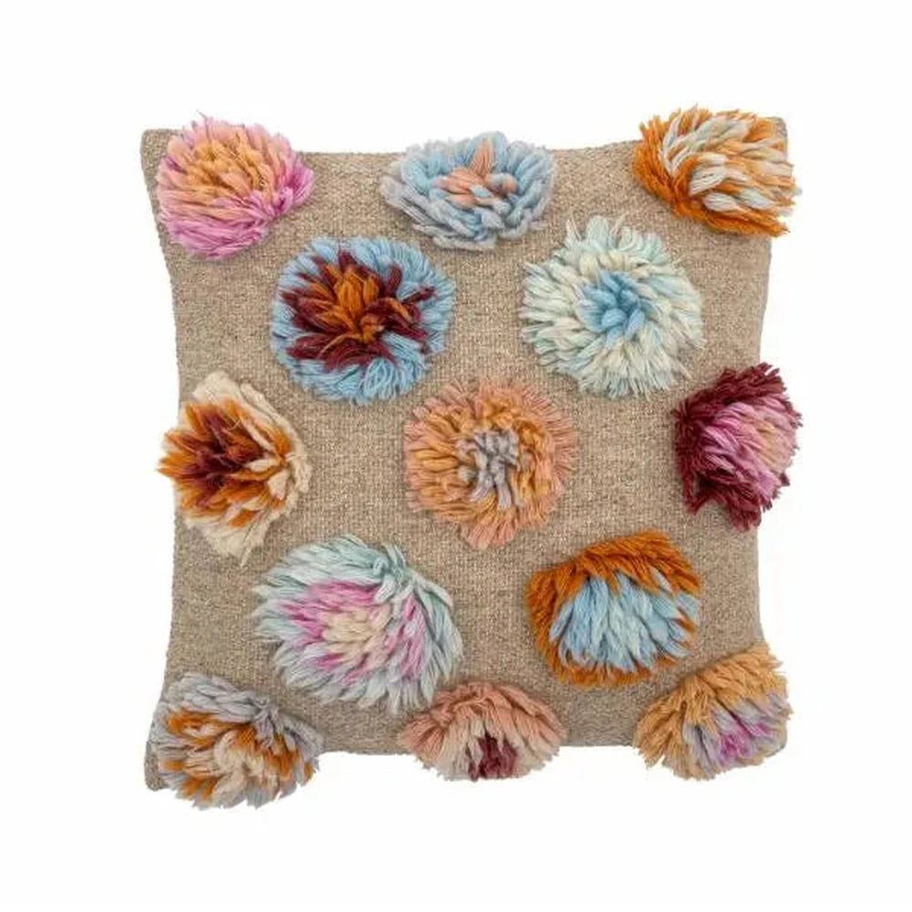 Bloomingville Somma Kussen Wol - Multicolor