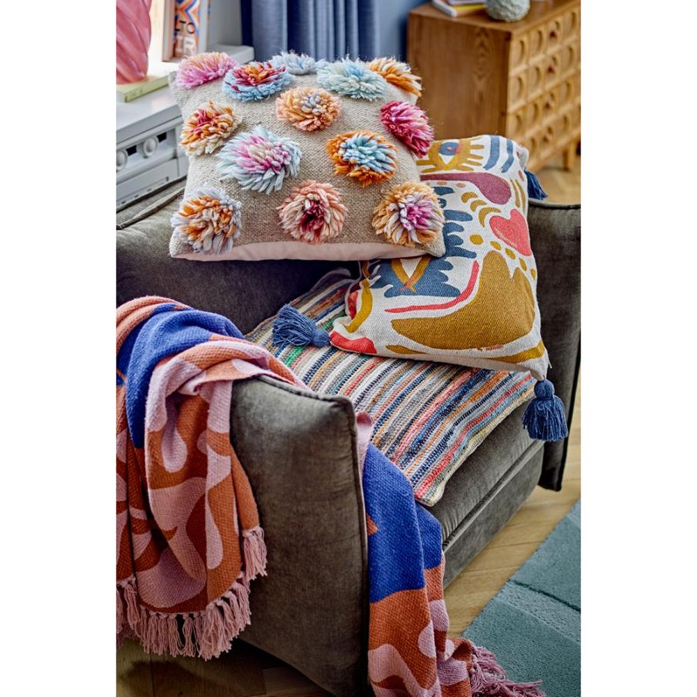 Bloomingville Somma Kussen Wol - Multicolor