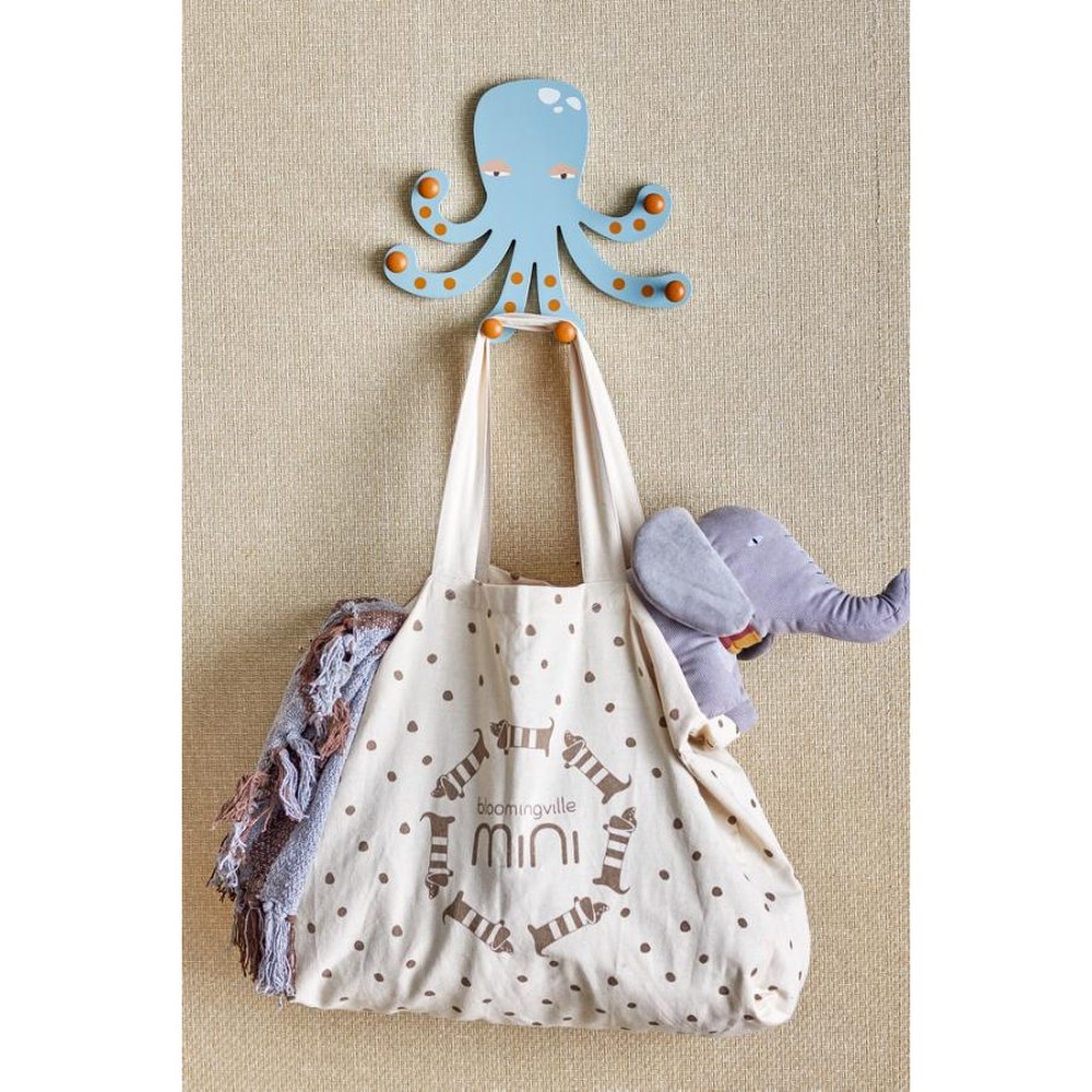 Bloomingville MINI Oswall Kapstok in mdf - Blauw