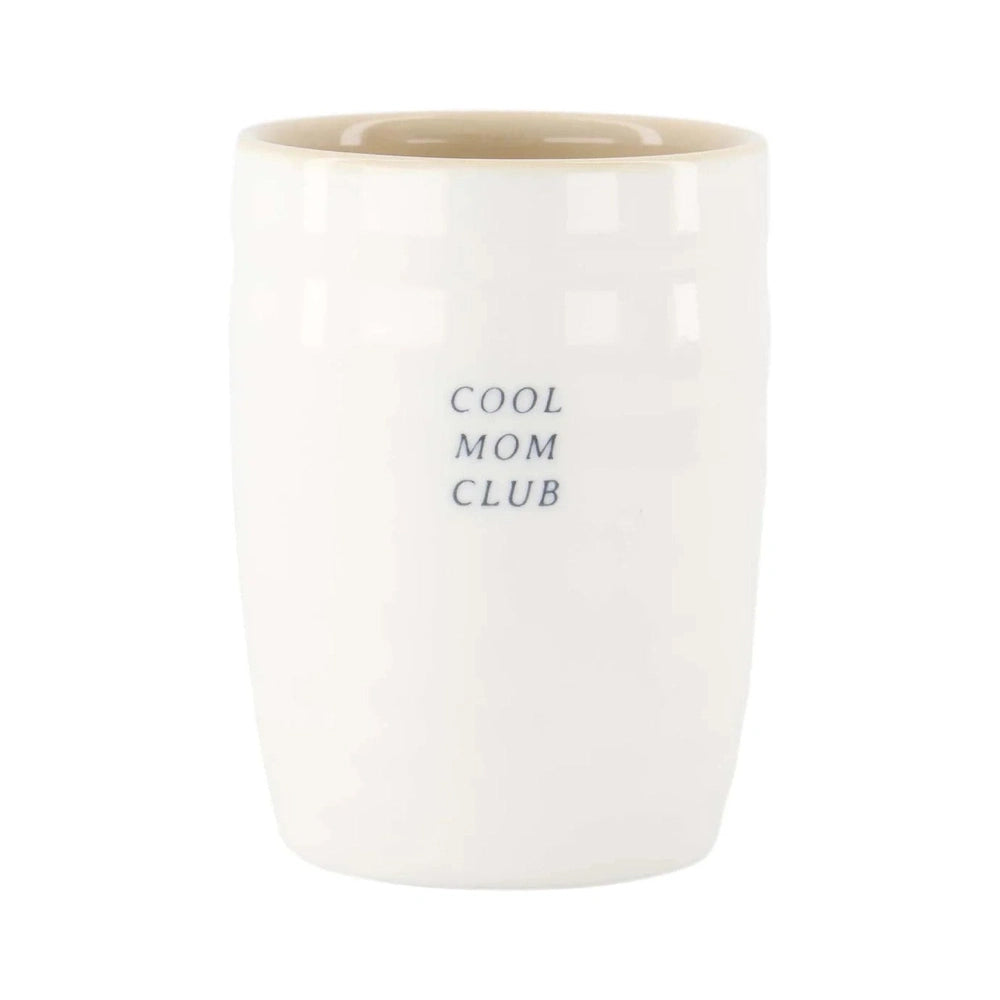 Zusss Koffiemok Cool Mom Club - Wit/Bruin