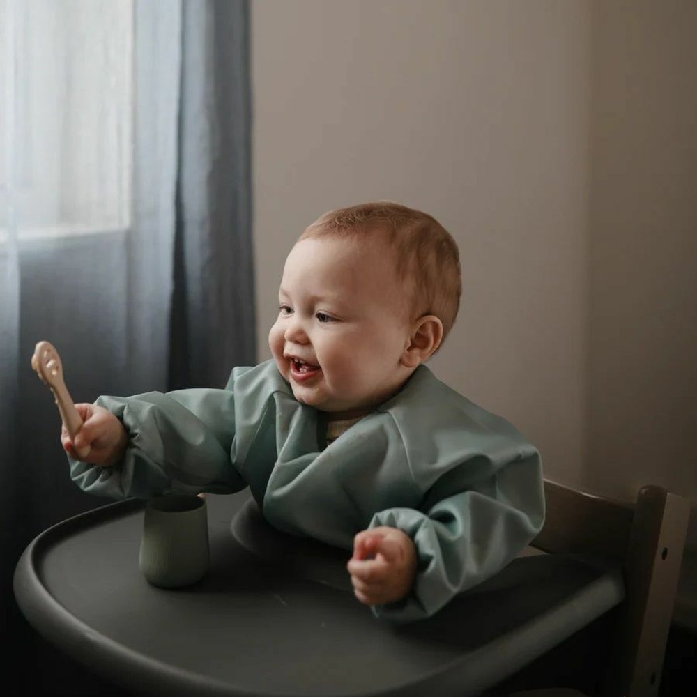 Mushie Lepel eerste leeftijd Blush/Shifting sand