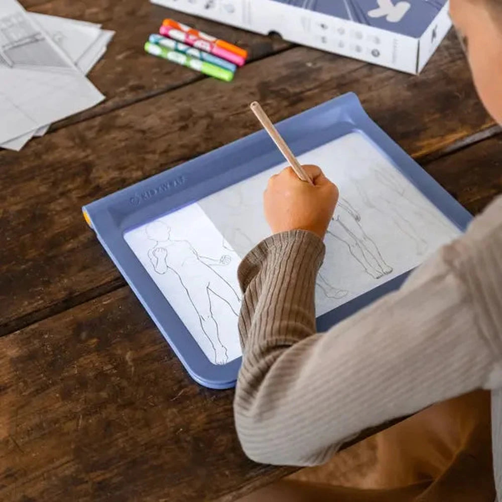 Kidywolf Kidydraw Pro Draagbare Lichttablet - Blauw