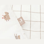Jollein Dekbedovertrek met sloop 100x140cm - Animal Friends