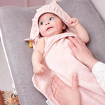 Meyco Badcape badstof Ruffle - Soft Pink