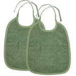 Meyco Slab Met Striksluiting Badstof 2-pack - Forest Green