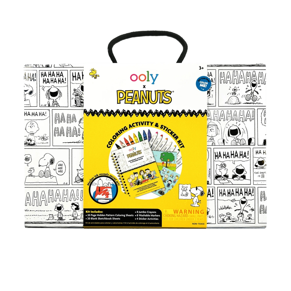 Ooly x Peanuts Kleur- en Stickerboek