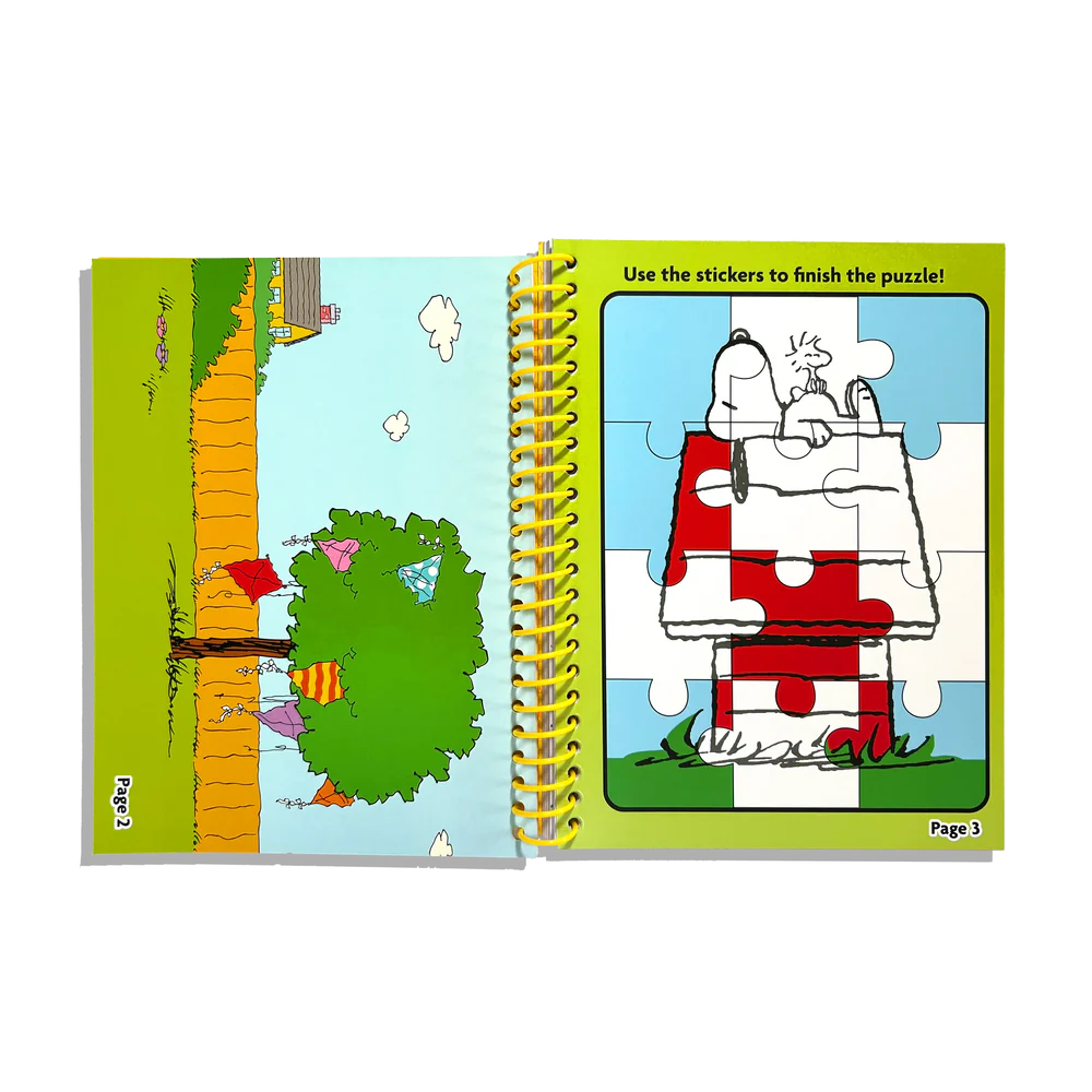 Ooly x Peanuts Kleur- en Stickerboek