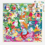 Mudpuppy Caturday Afternoon 500 Piece Family Puzzle