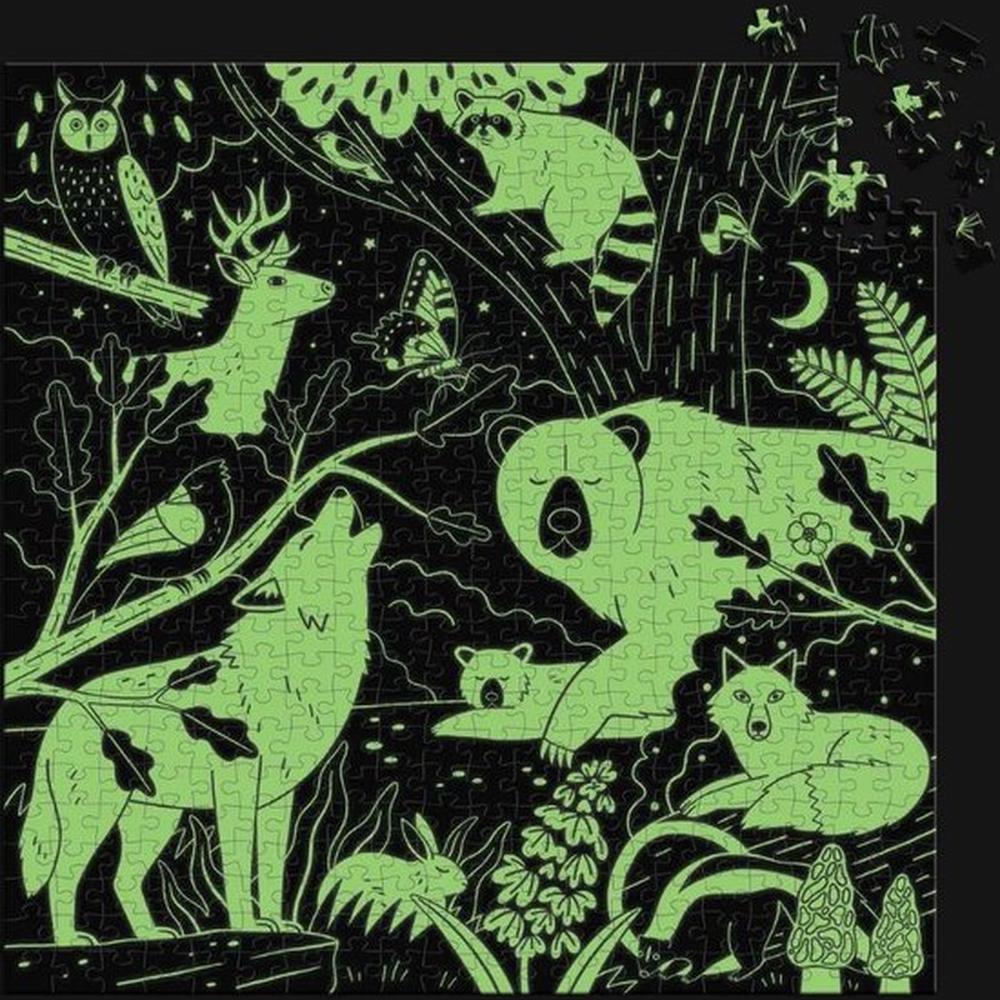 Mudpuppy Puzzle - Forest Illuminated Glow In The Dark