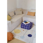 Lorena Canals Poef Geo Block Navy Blue