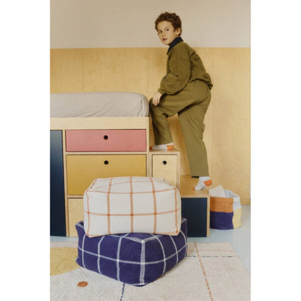 Lorena Canals - POUF GEO BLOCK NATURAL