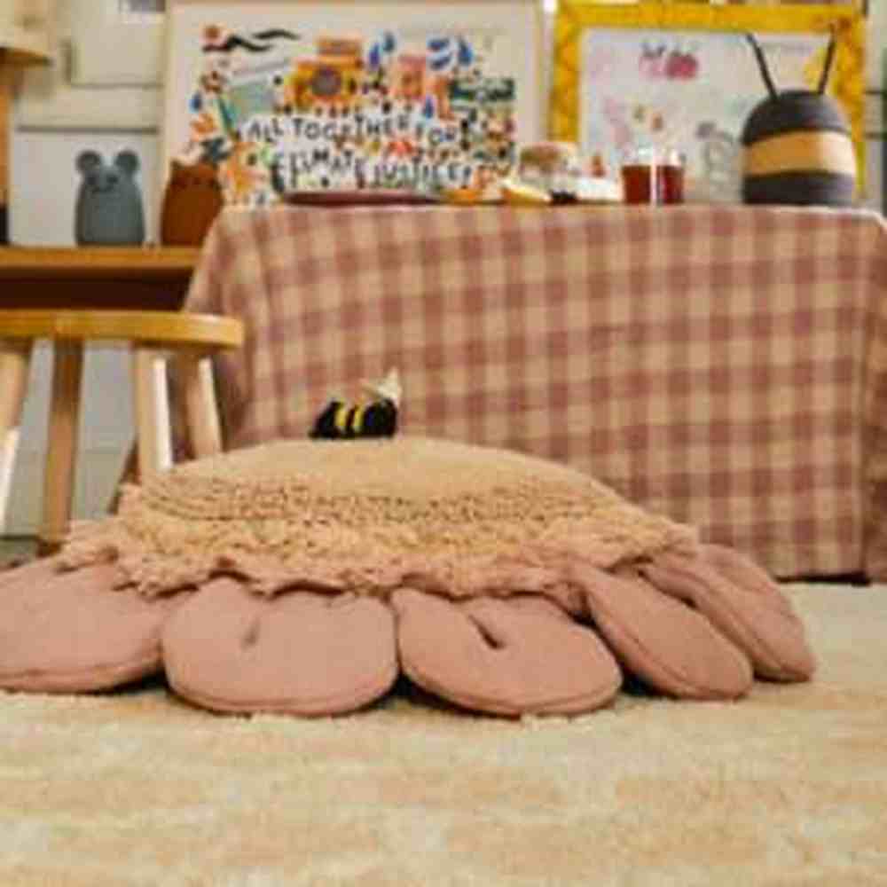 Lorena Canals - Floor cushion Pink Daisy